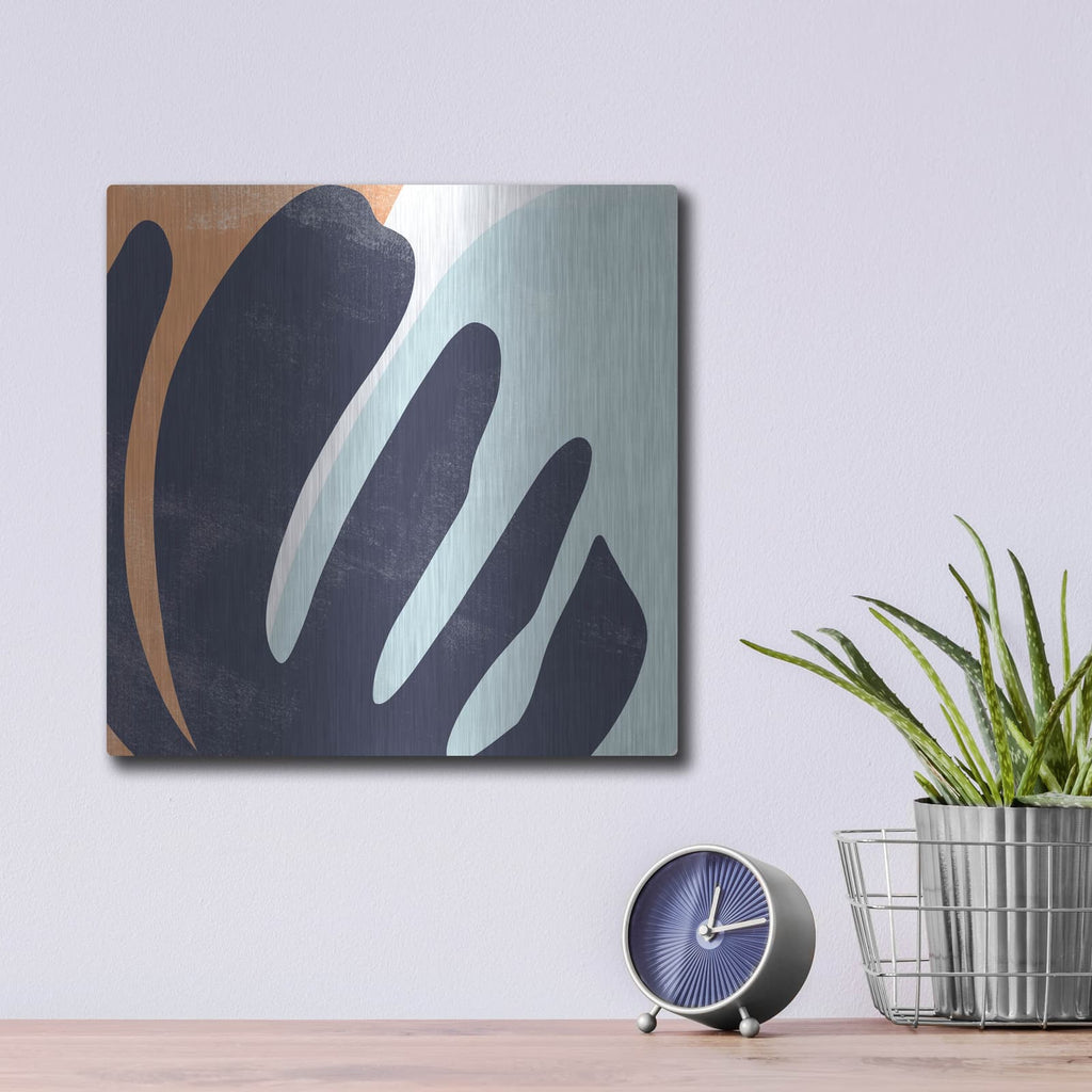 'Bright Wave 2' by Emma Scarvey – Metal Wall Art, 12x12 room view