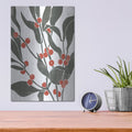 'Colorblock Berry Branch 2' by Emma Scarvey – Metal Wall Art, 12x16 room view