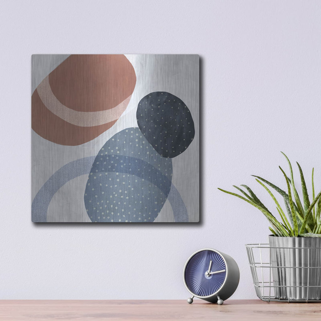 'In Orbit 2' by Emma Scarvey – Metal Wall Art, 12x12 room view