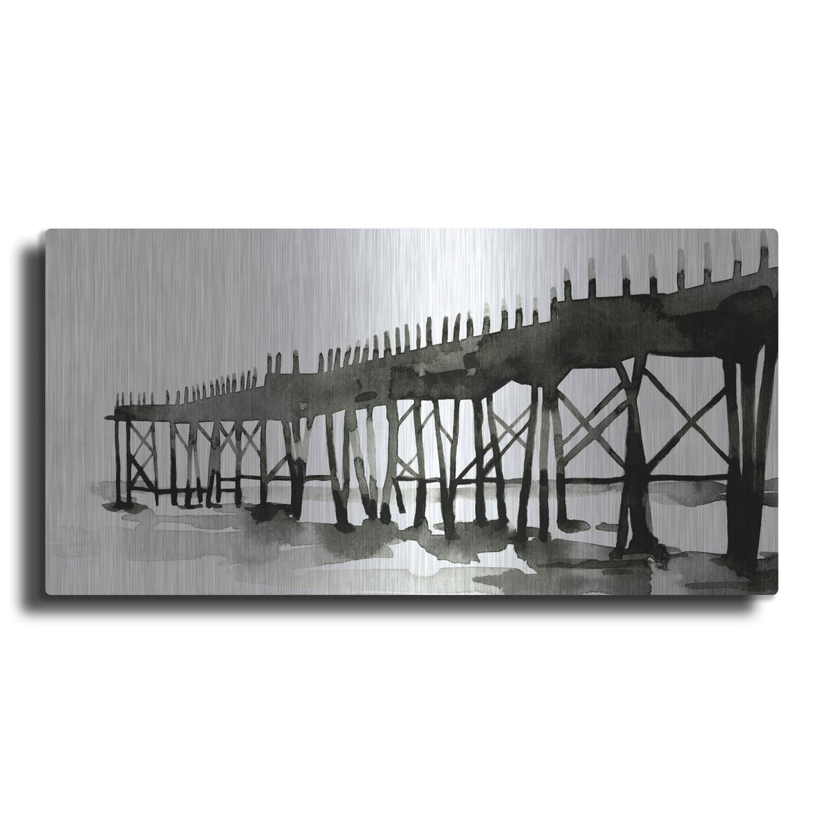 'Serene Pier 2' by Emma Scarvey – Metal Wall Art