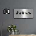 'Sign Language 3' by Emma Scarvey – Metal Wall Art, 24x12 room view