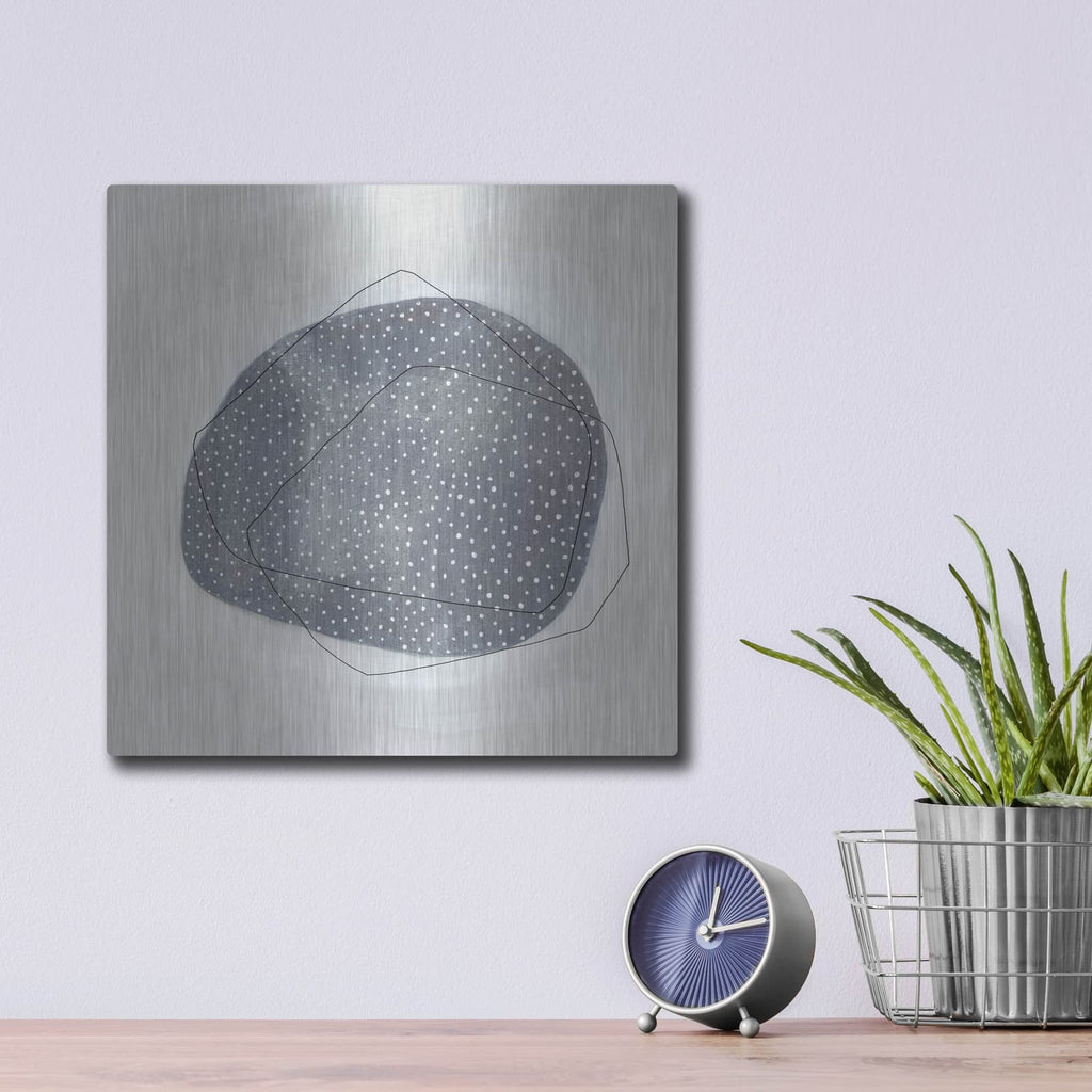 'Speckle 2' by Emma Scarvey – Metal Wall Art, 12x12 room view