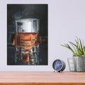 'Bourbon Glass 1' by Ethan Harper – Metal Wall Art, 12x16 room view