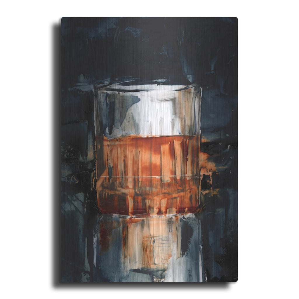 'Bourbon Glass 3' by Ethan Harper – Metal Wall Art
