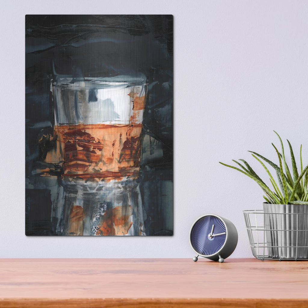 'Bourbon Glass 4' by Ethan Harper – Metal Wall Art, 12x16 room view