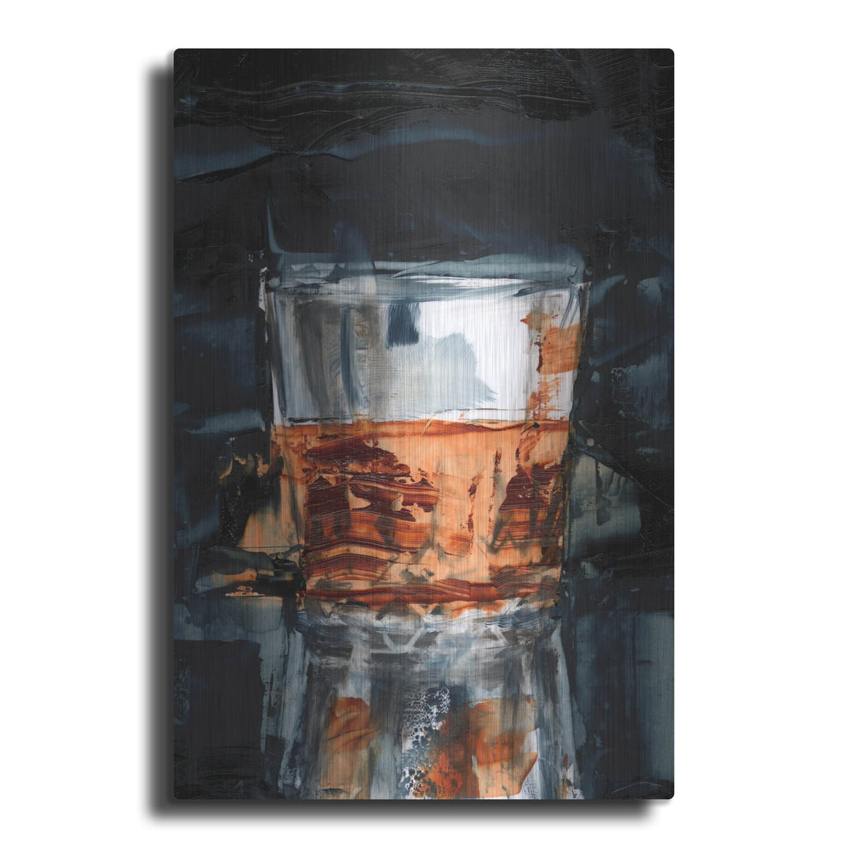'Bourbon Glass 4' by Ethan Harper – Metal Wall Art