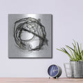 'Bumble Bee Flight 1' by Ethan Harper – Metal Wall Art, 12x12 room view