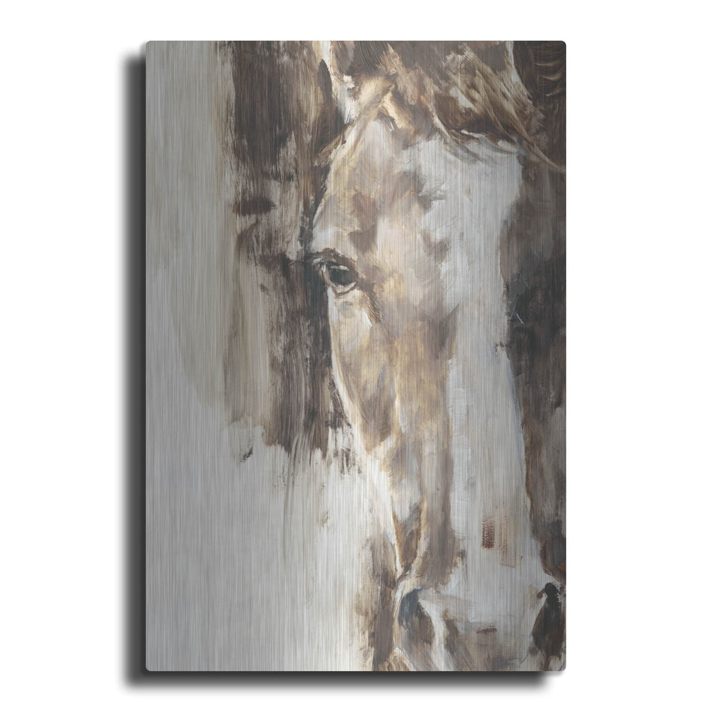 'Cropped Equine Study 1' by Ethan Harper – Metal Wall Art