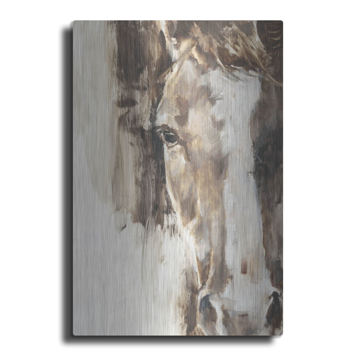 'Cropped Equine Study 1' by Ethan Harper – Metal Wall Art