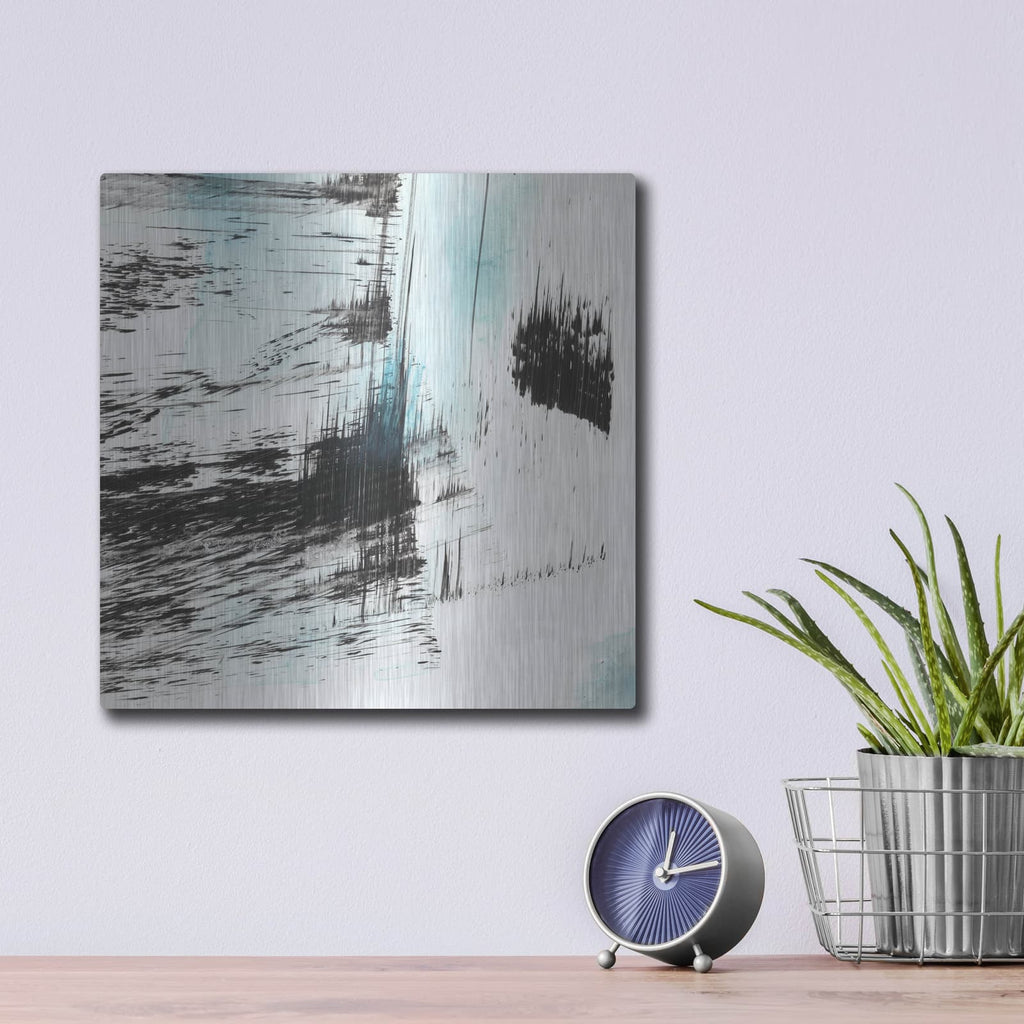 'Dynamic Frost 1' by Ethan Harper – Metal Wall Art, 12x12 room view