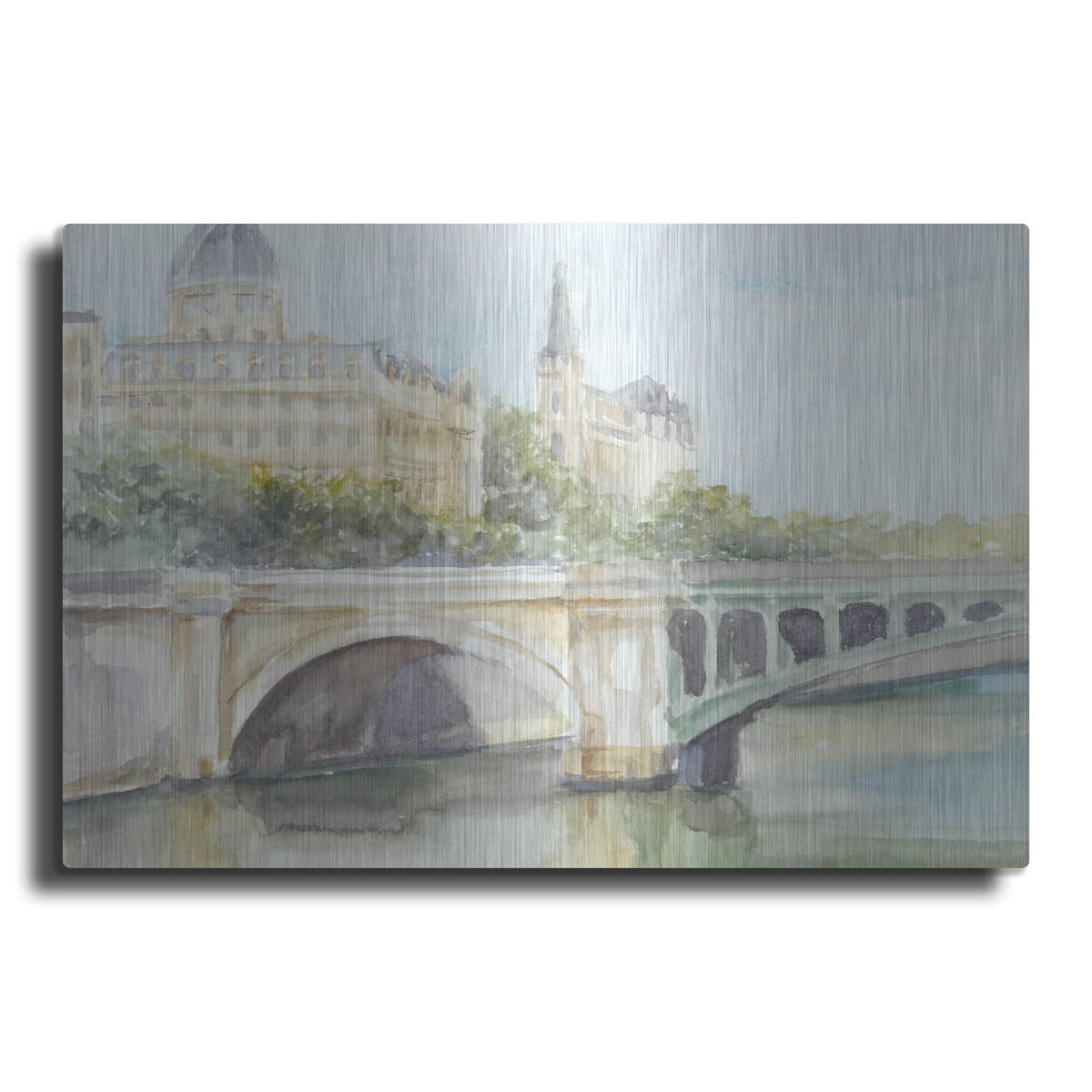 'French Bridge Study 4' by Ethan Harper – Metal Wall Art
