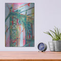 'Graffiti Bridge 1' by Ethan Harper – Metal Wall Art, 12x16 room view