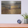 'Grazing At Sunset 1' by Ethan Harper – Metal Wall Art, 16x12 room view