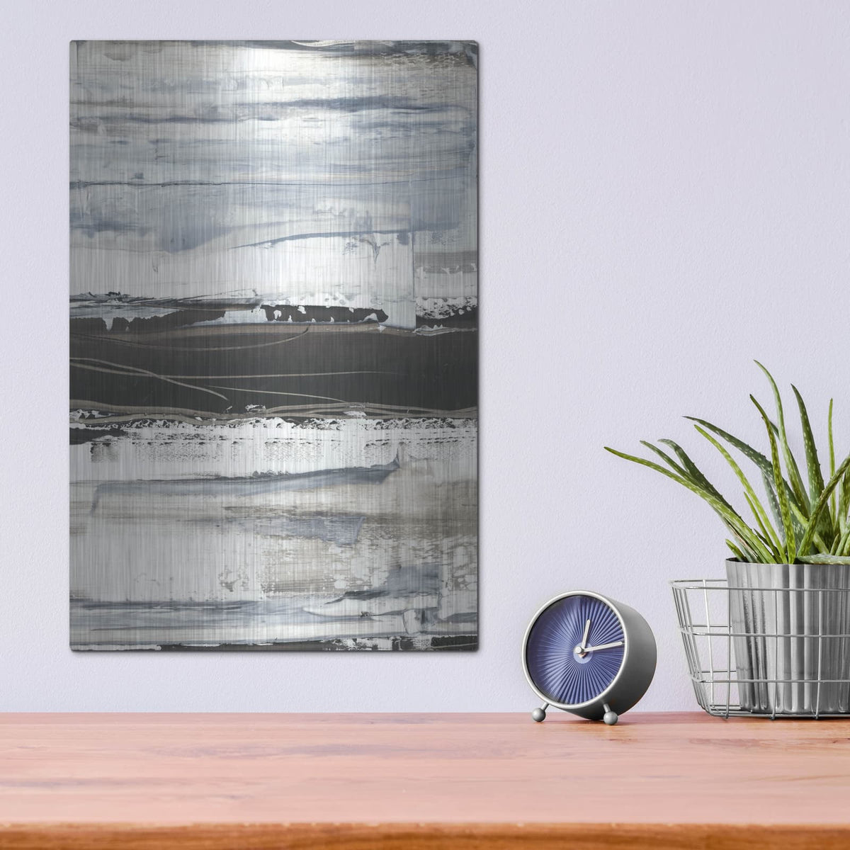 'Icy Horizon 2' by Ethan Harper – Metal Wall Art, 12x16 room view