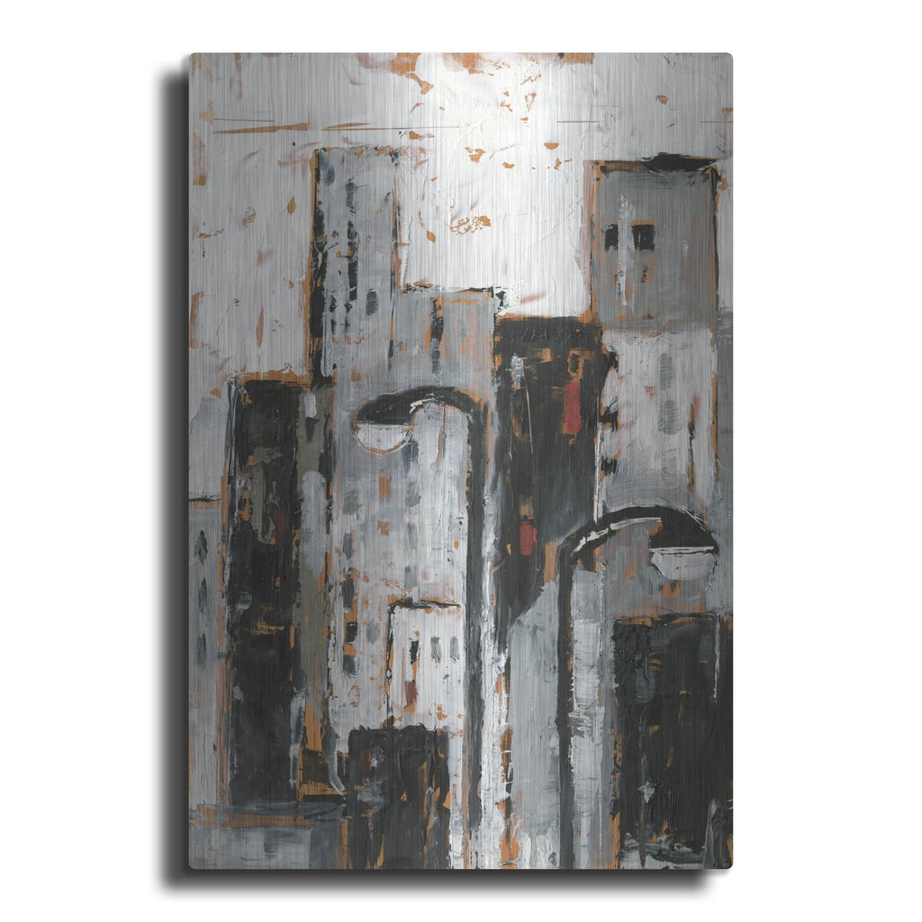 'Illuminated City 2' by Ethan Harper – Metal Wall Art