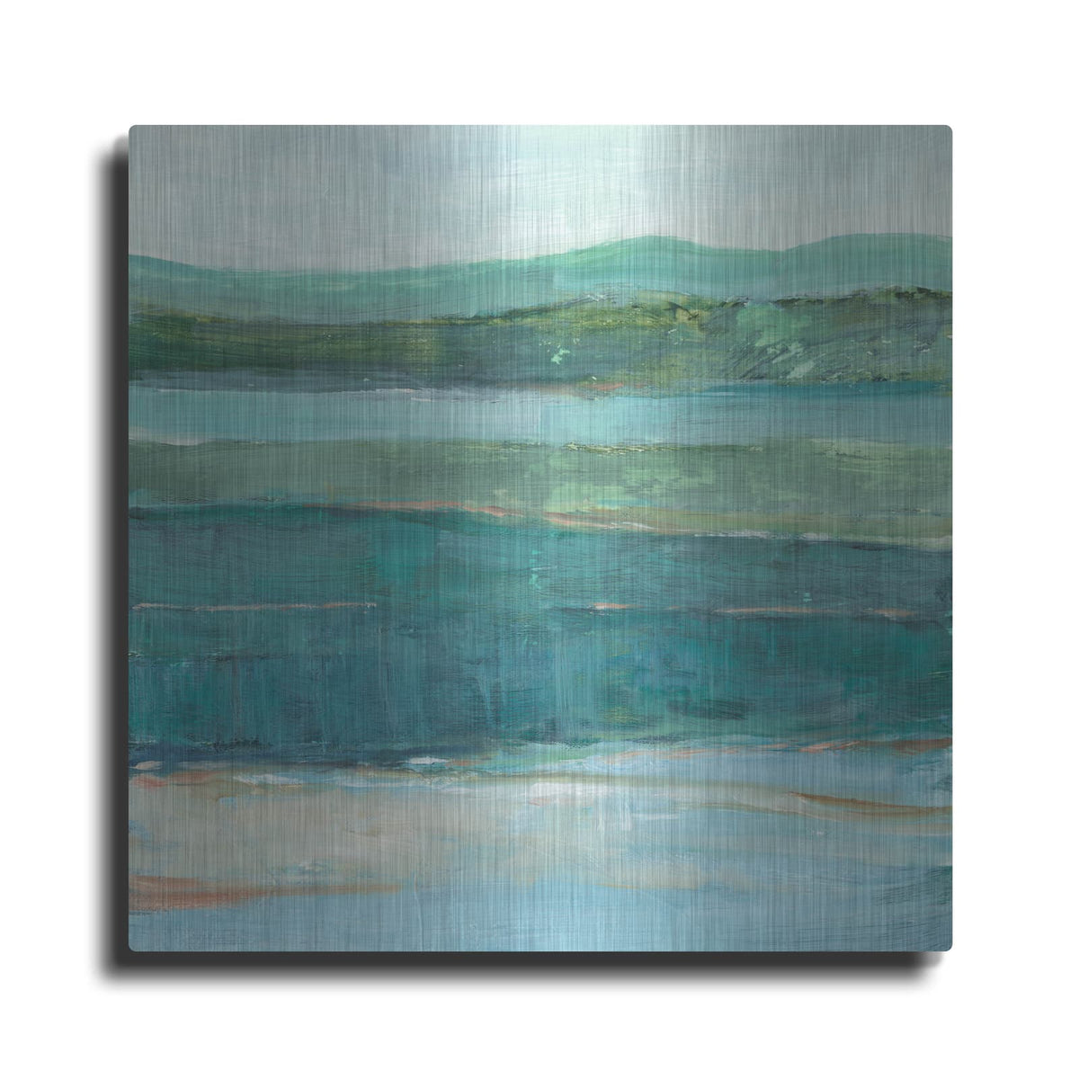'Layered Fields 2' by Ethan Harper – Metal Wall Art