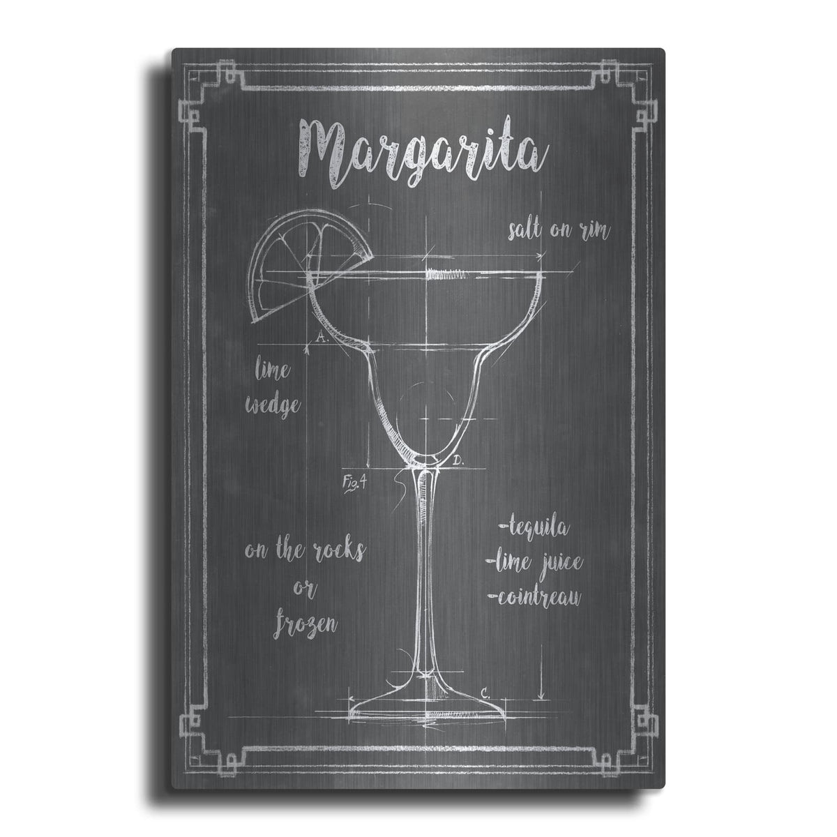 'Mixology 6' by Ethan Harper – Metal Wall Art