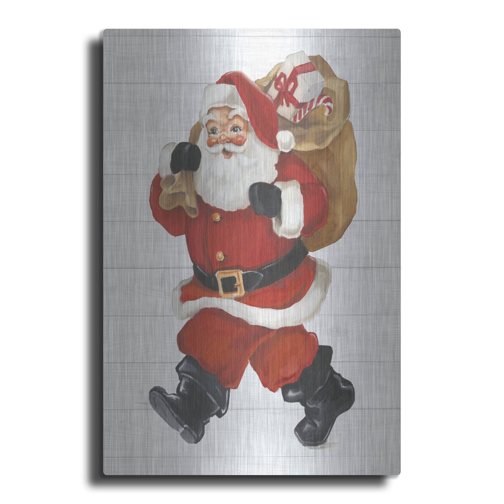 'Nostalgic Santa 2' by Ethan Harper – Metal Wall Art
