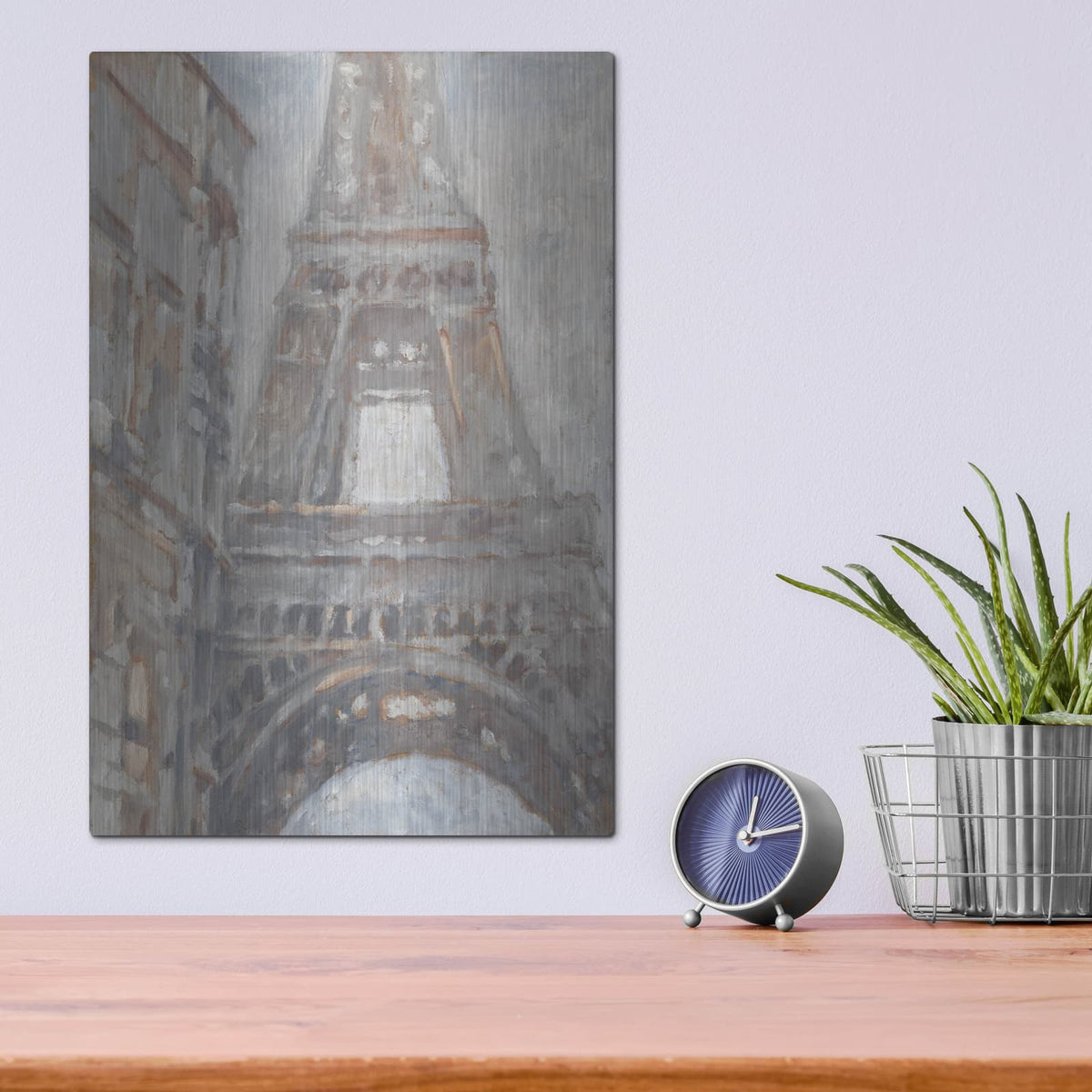 'Parisian Dawn 1' by Ethan Harper – Metal Wall Art, 12x16 room view