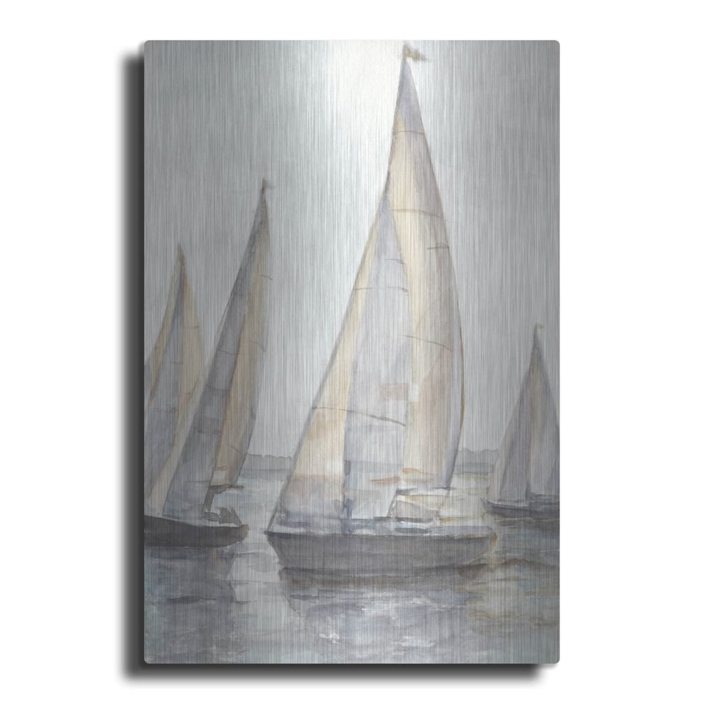 'Plein Air Sailboats 1' by Ethan Harper – Metal Wall Art