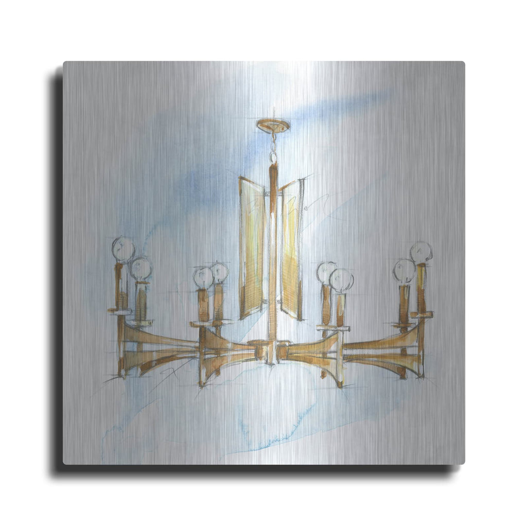 'Retro Fixtures 1' by Ethan Harper – Metal Wall Art