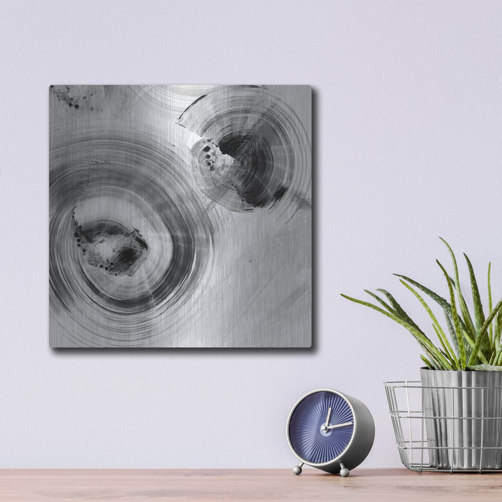 'Reverse Ripple Effect 1' by Ethan Harper – Metal Wall Art, 12x12 room view