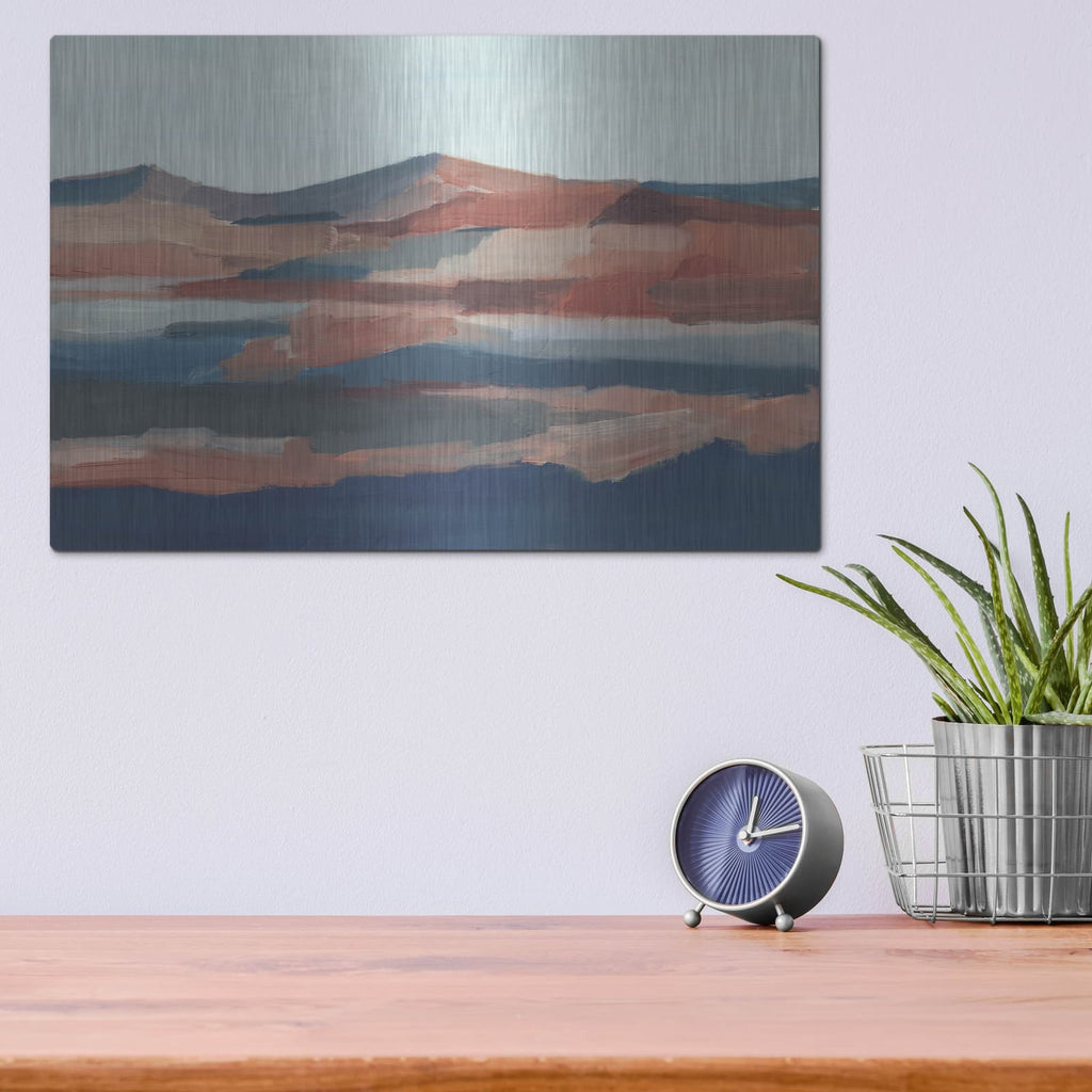 'Sienna Ridge 1' by Ethan Harper – Metal Wall Art, 16x12 room view