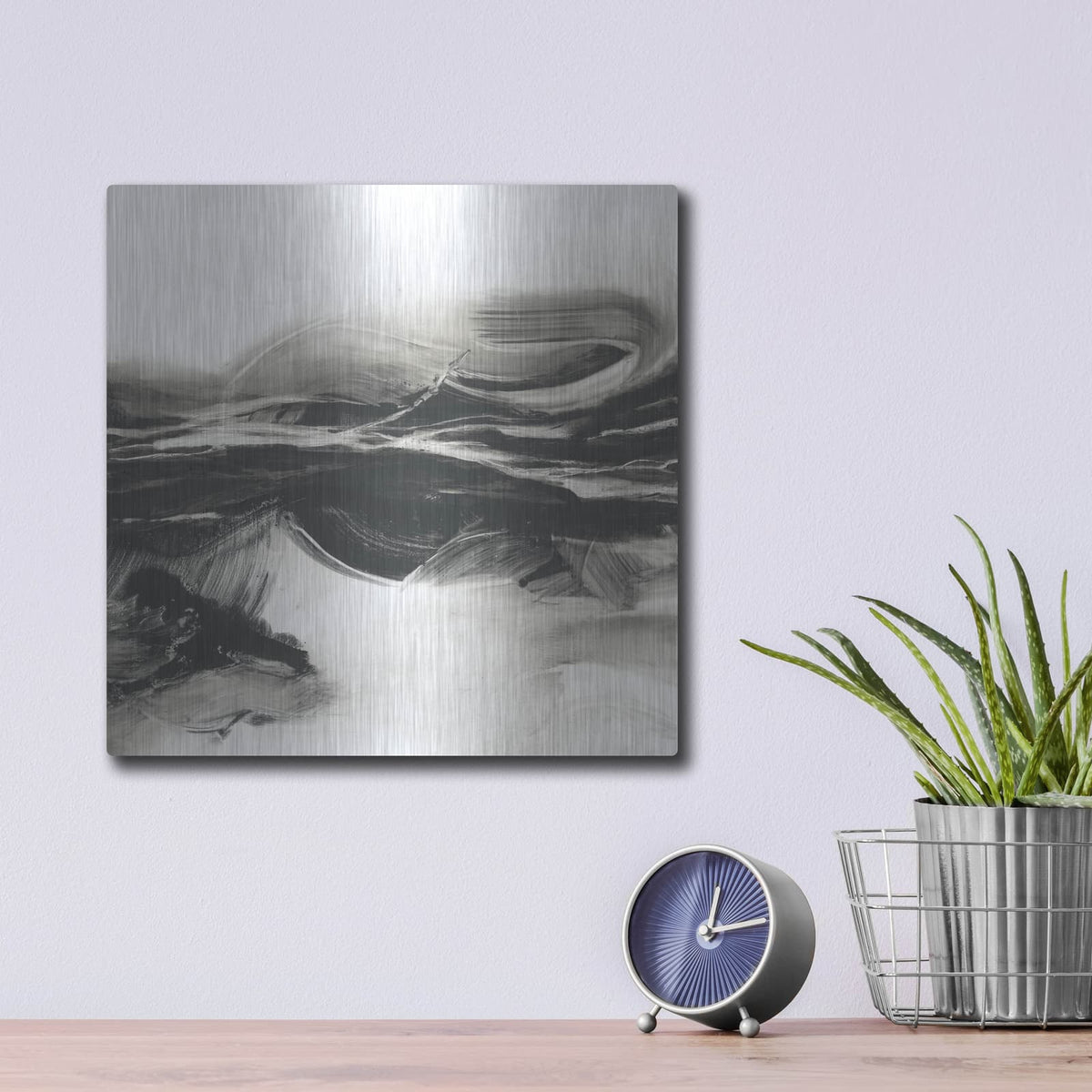 'Static Charge 1' by Ethan Harper – Metal Wall Art, 12x12 room view