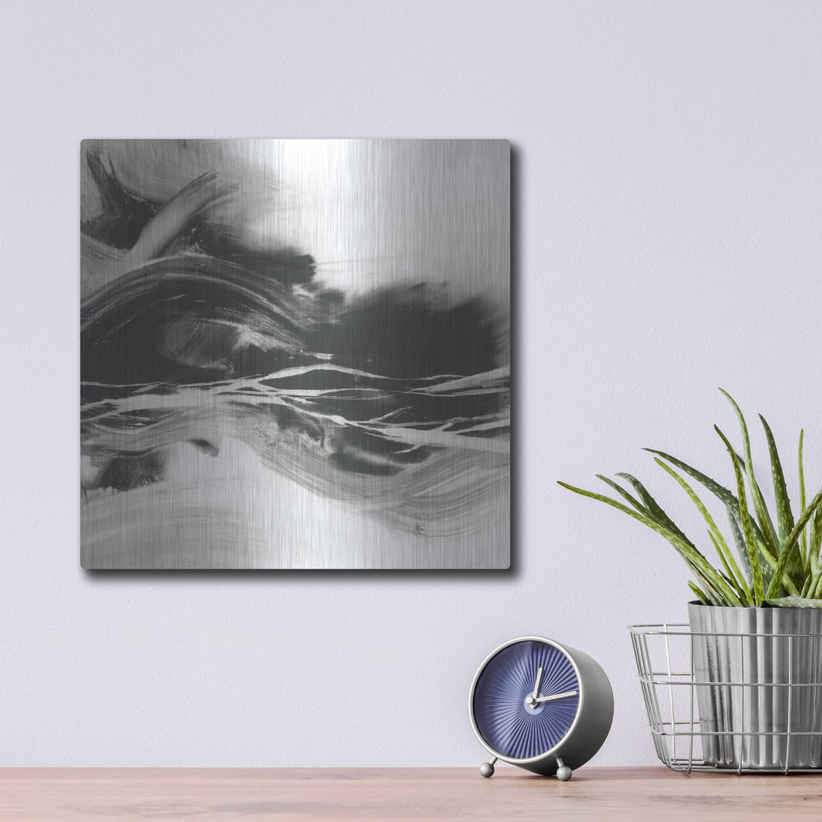 'Static Charge 2' by Ethan Harper – Metal Wall Art, 12x12 room view