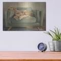 'Traditional Canine Portrait 1' by Ethan Harper – Metal Wall Art, 16x12 room view