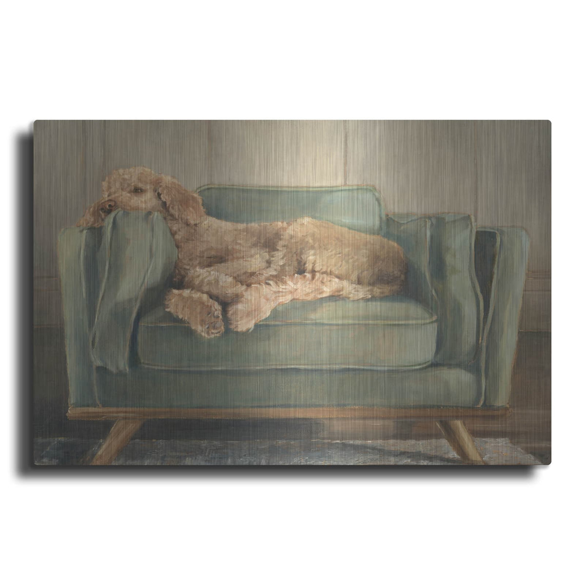 'Traditional Canine Portrait 1' by Ethan Harper – Metal Wall Art