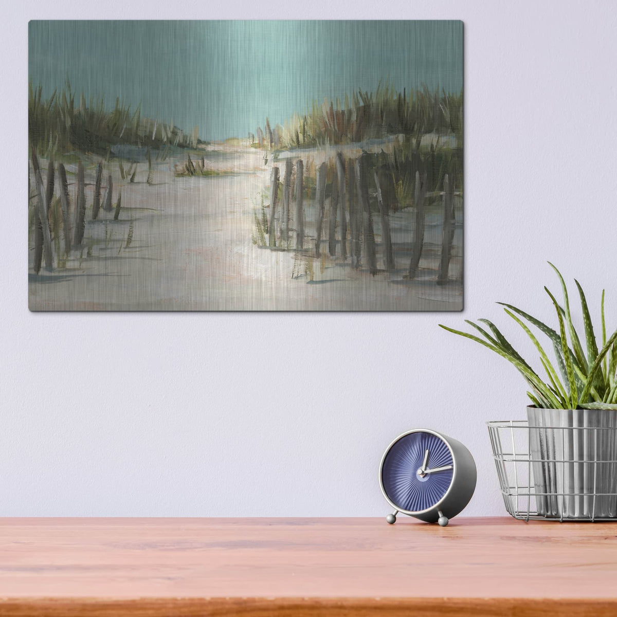 'Warm Dunes 2' by Ethan Harper – Metal Wall Art, 16x12 room view