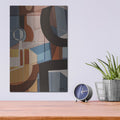 'Serie 2' by Ishita Banerjee – Metal Wall Art, 12x16 room view