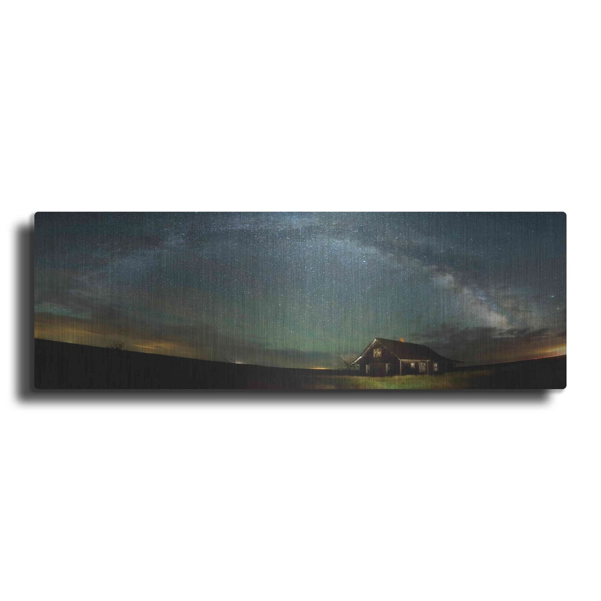 'Abandoned On The Plains' by Darren White – Metal Wall Art