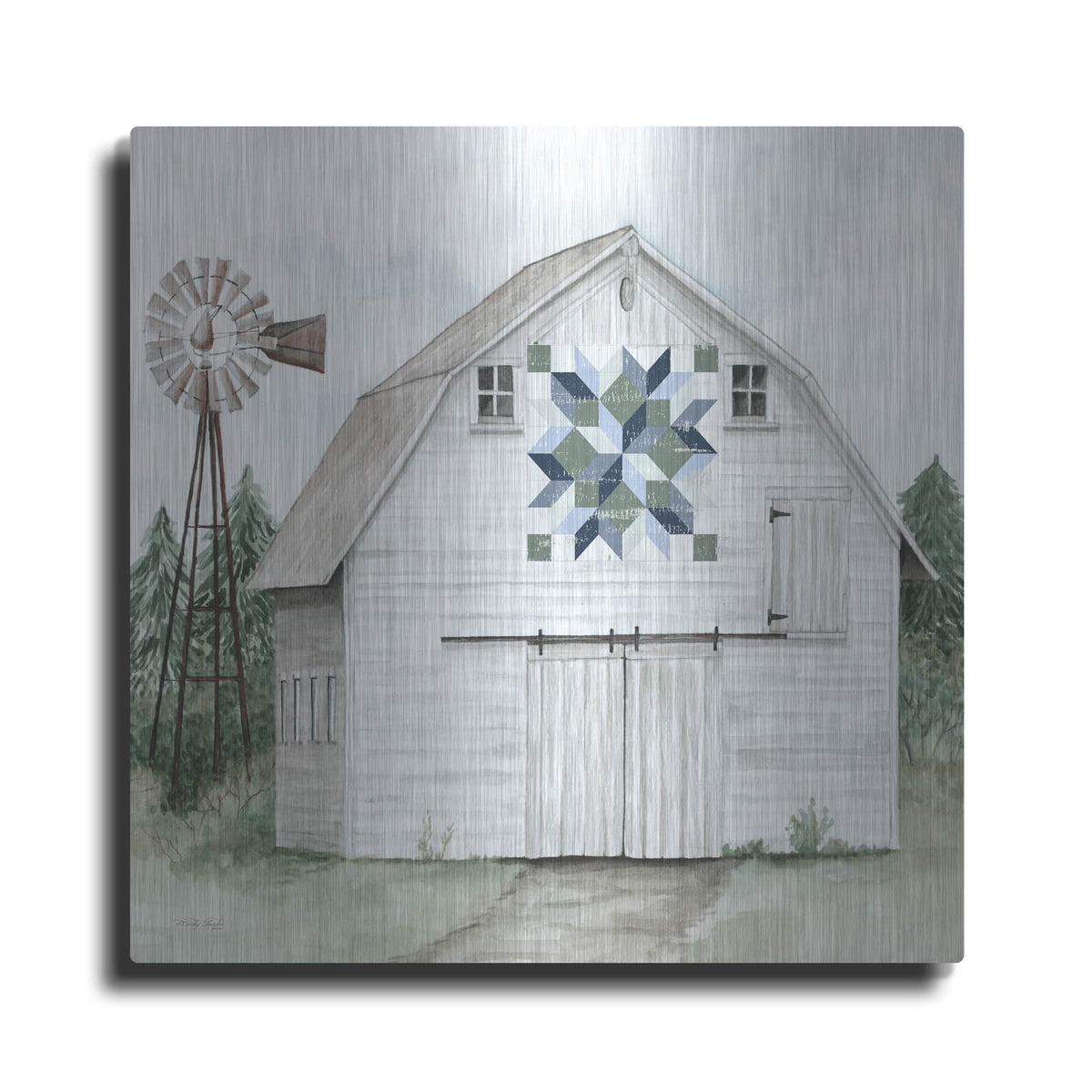 'Fenton's Barn Quilt' by Cindy Jacobs – Metal Wall Art