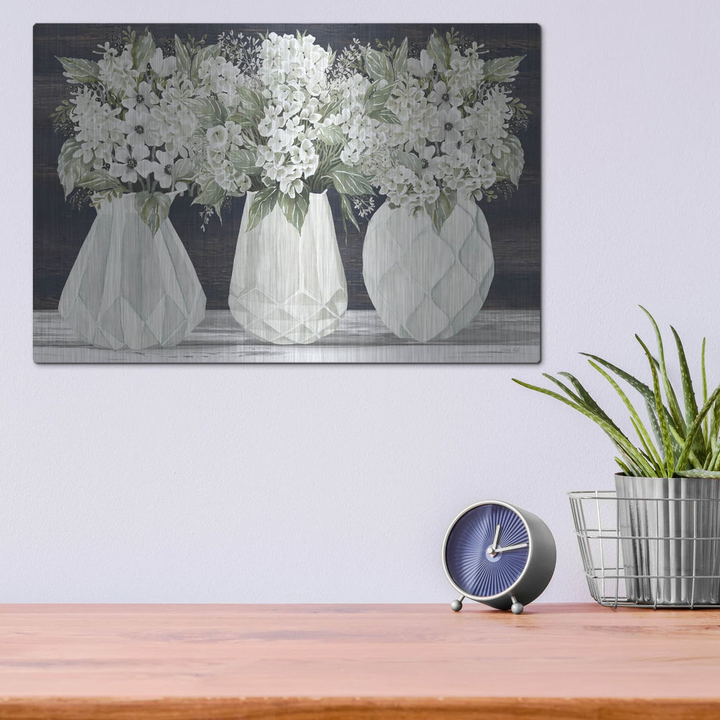'Plethora Of Blooms 2' by Cindy Jacobs – Metal Wall Art, 16x12 room view