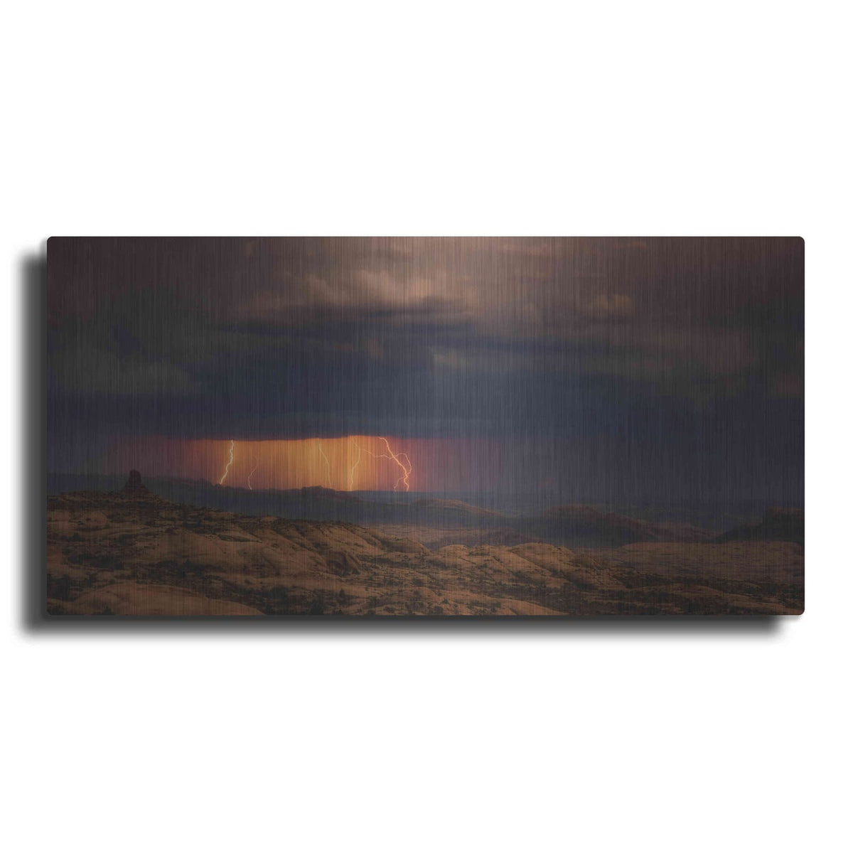 'Arches Light Snow' by Darren White – Metal Wall Art