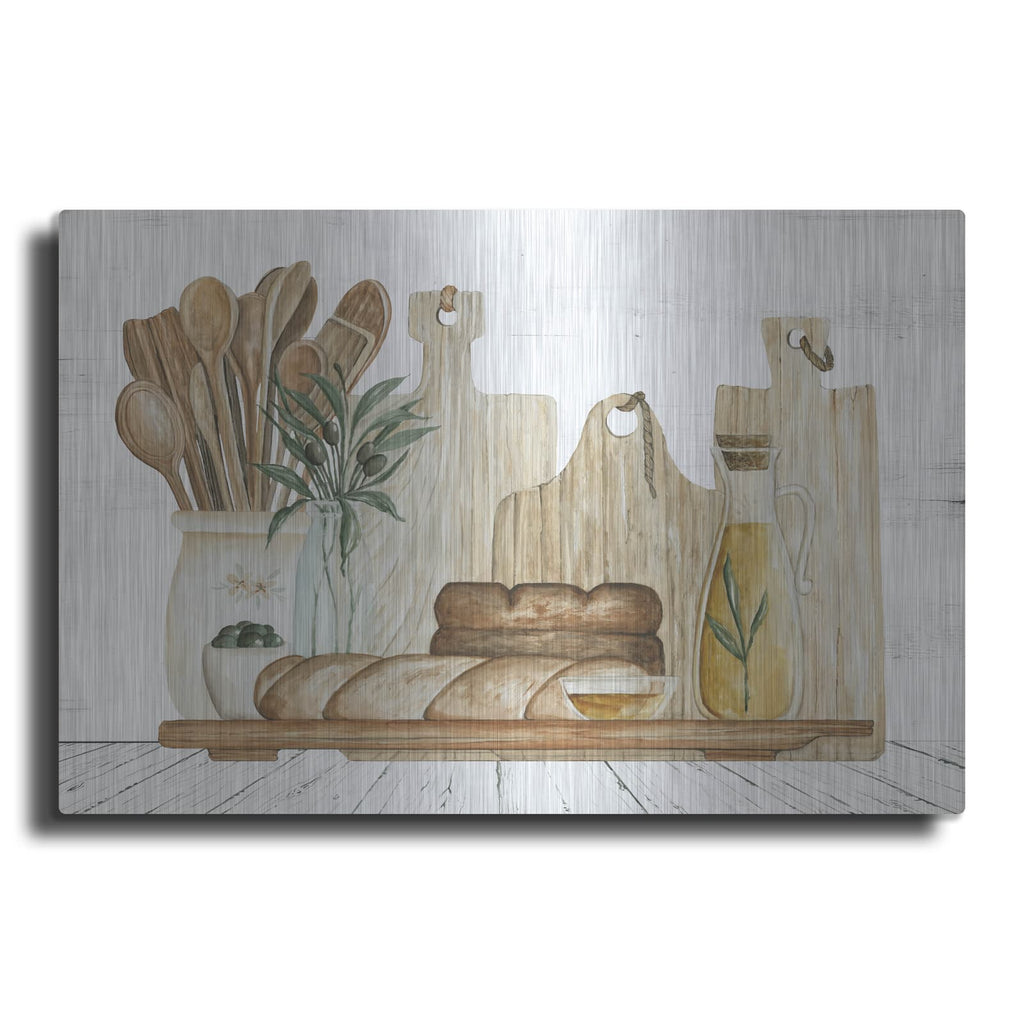 'Tuscan Bread Board' by Cindy Jacobs – Metal Wall Art