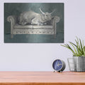 'Cowches 1' by Cindy Jacobs – Metal Wall Art, 16x12 room view