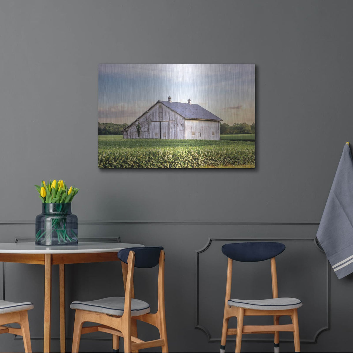 'Rural Ohio Barn' by Donnie Quillen – Metal Wall Art, 36x24 room view
