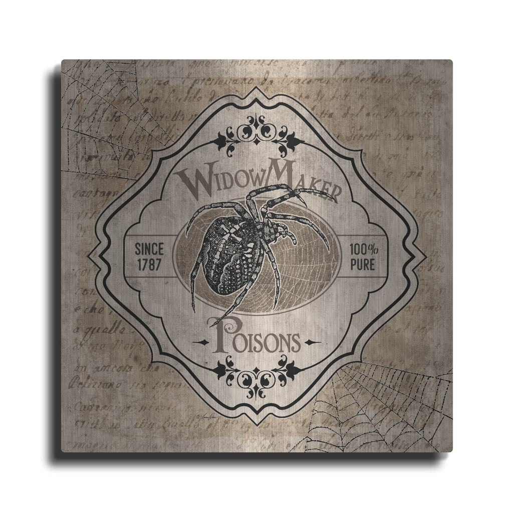 'Widow Maker Poisons' by Lauren Rader – Metal Wall Art