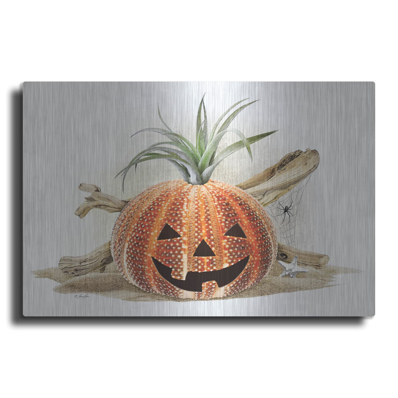 'Coastal Pumpkin Still Life' by Lauren Rader – Metal Wall Art