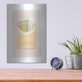 'Be Colorfully You' by House Fenway – Metal Wall Art, 12x16 room view