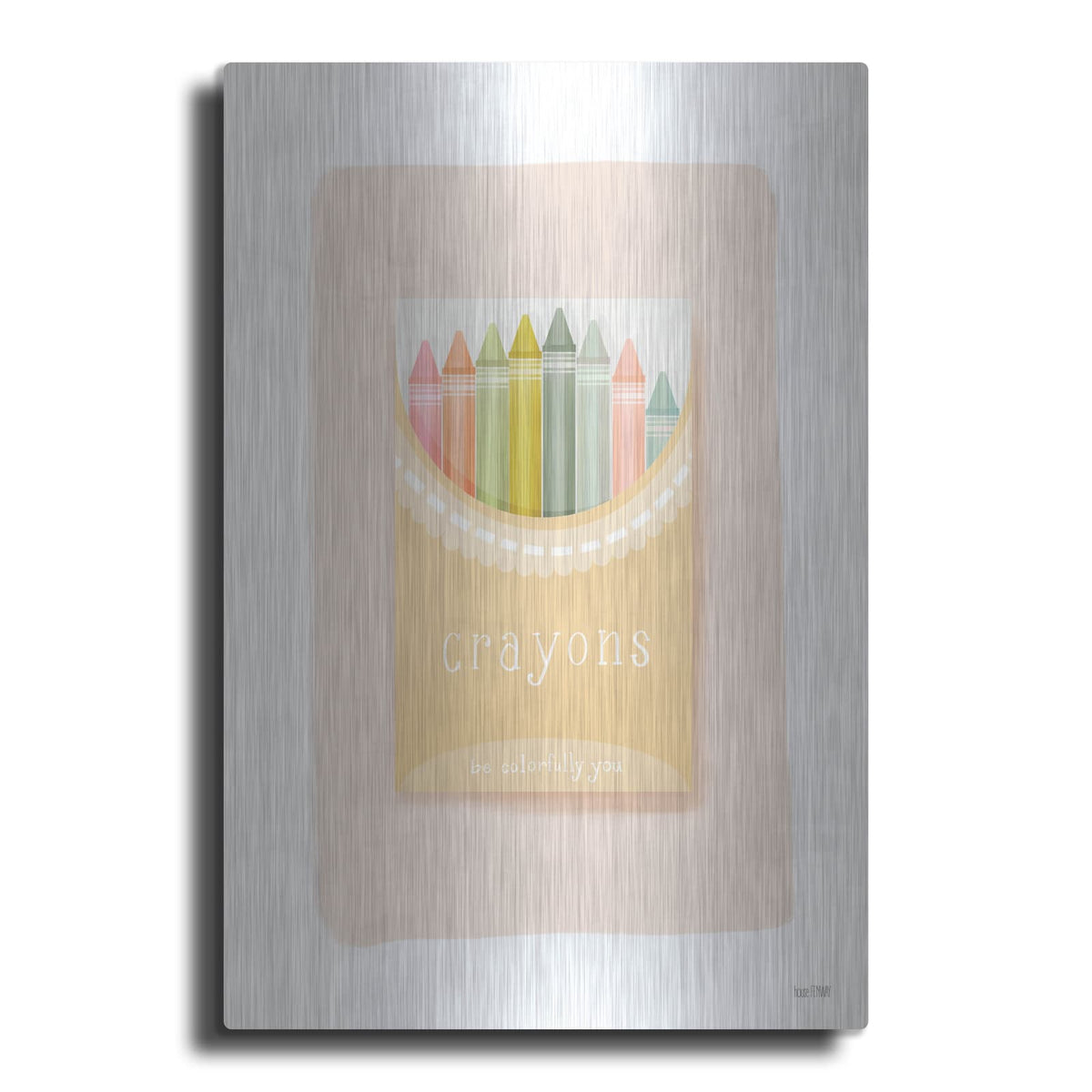'Be Colorfully You' by House Fenway – Metal Wall Art