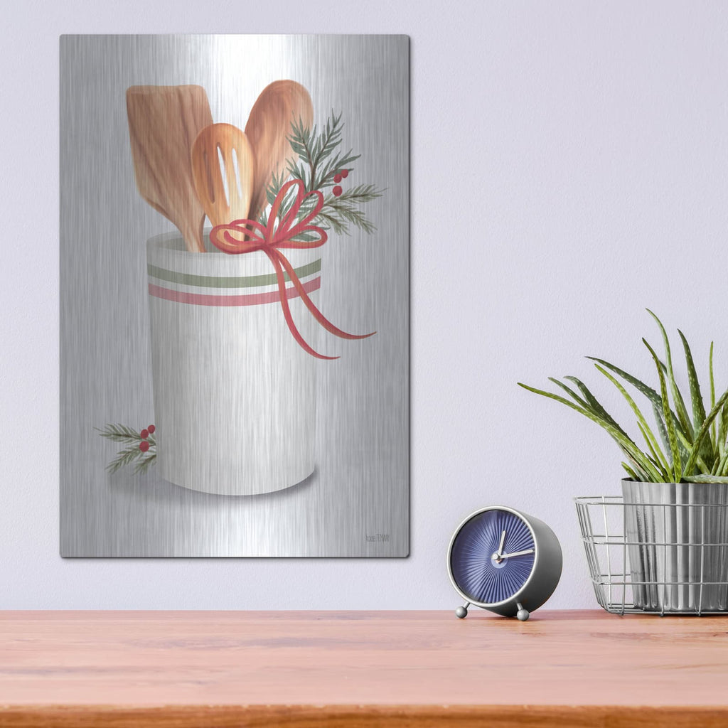 'Baking Spirits Bright' by House Fenway – Metal Wall Art, 12x16 room view