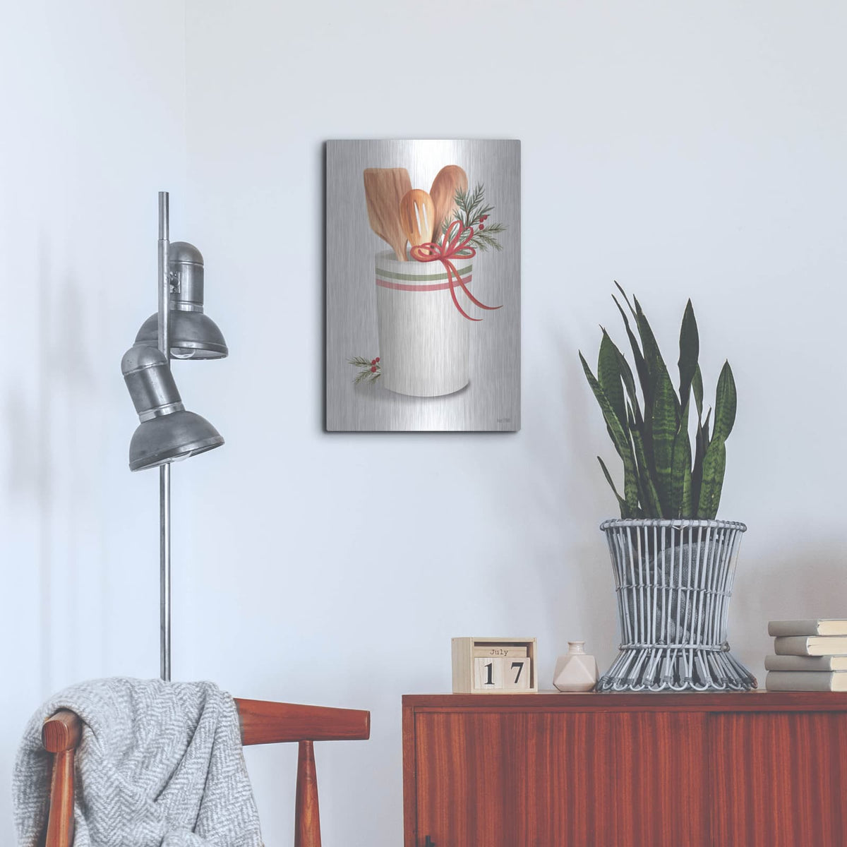 'Baking Spirits Bright' by House Fenway – Metal Wall Art, 16x24 room view