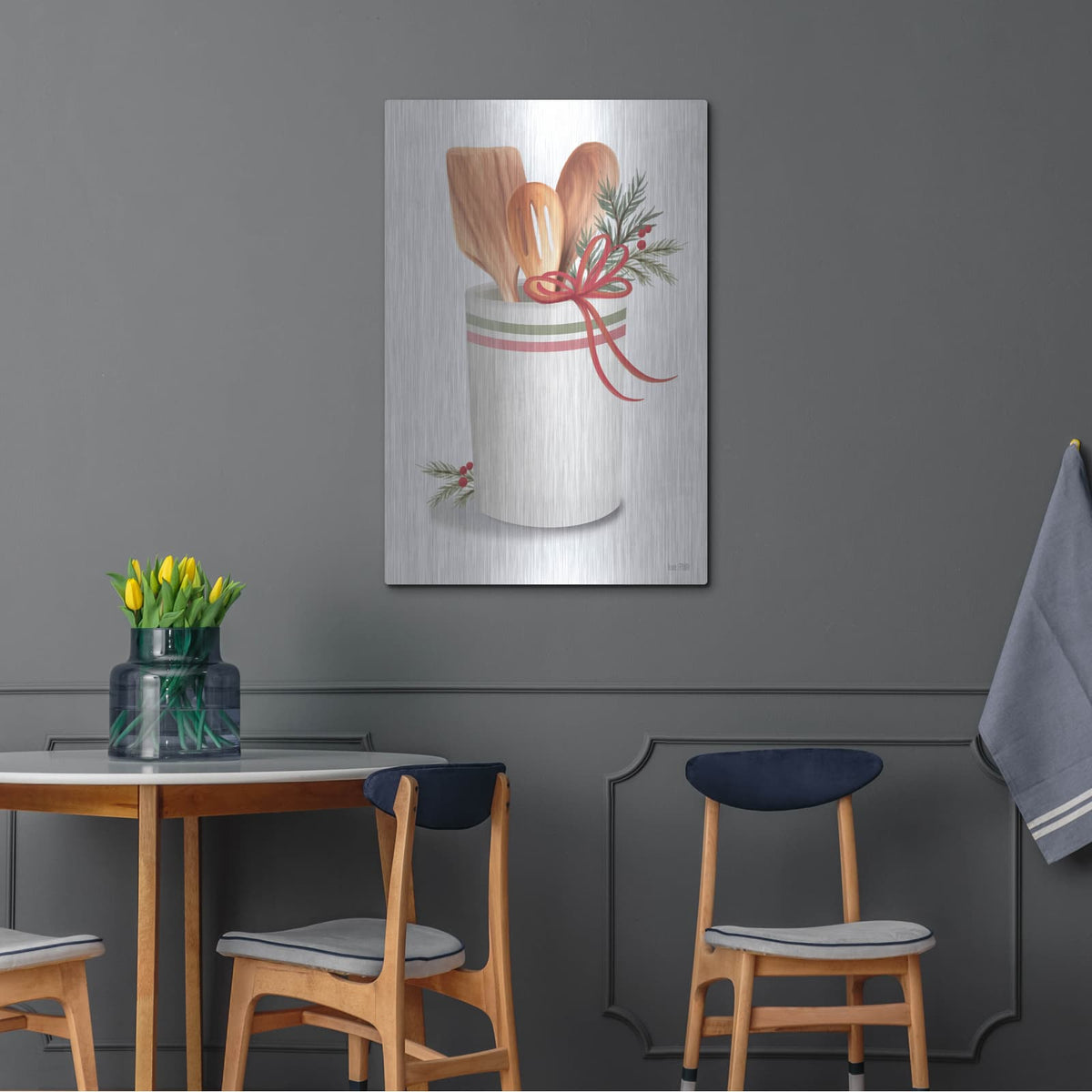 'Baking Spirits Bright' by House Fenway – Metal Wall Art, 24x36 room view