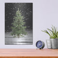 'Christmas Snow' by House Fenway – Metal Wall Art, 12x16 room view