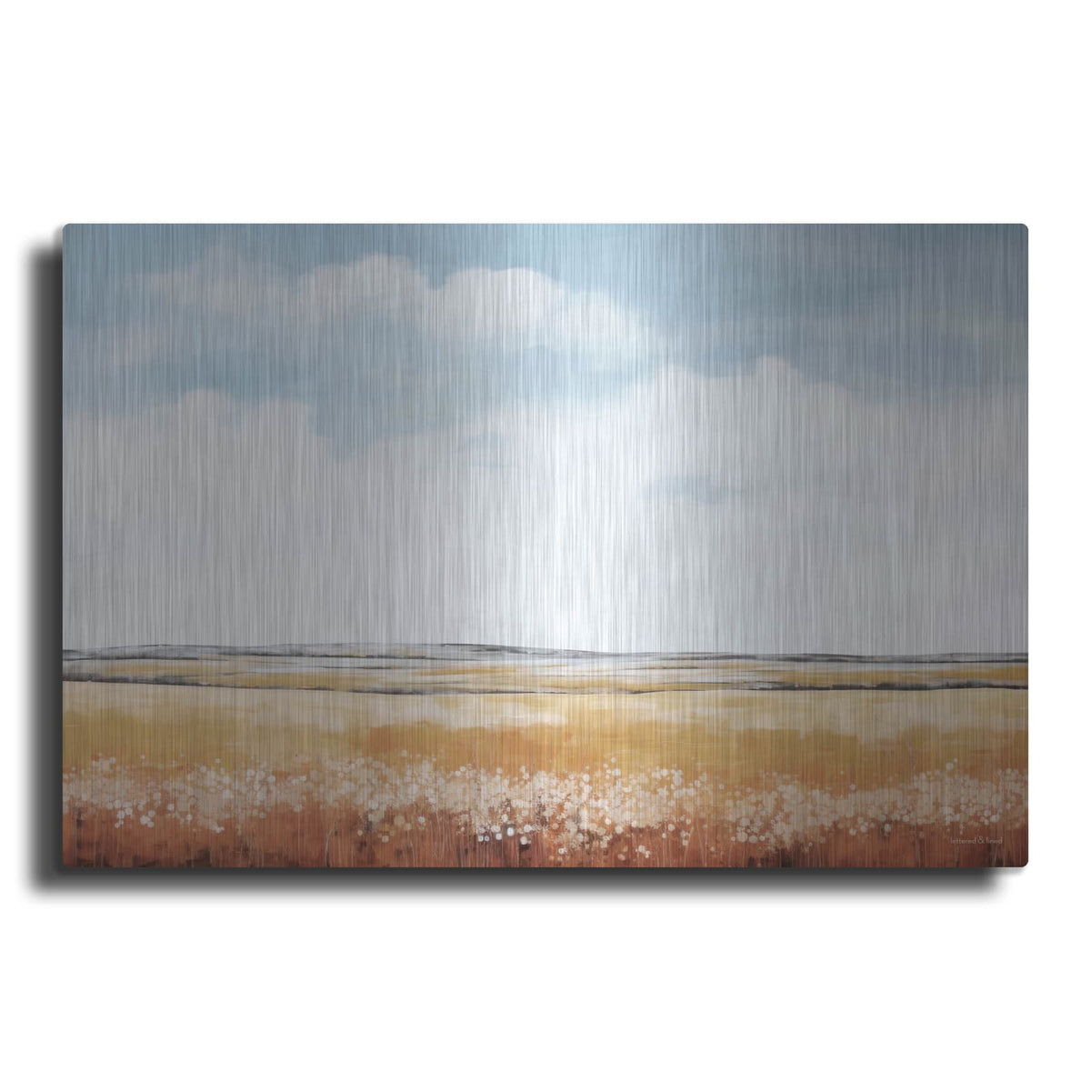 'Serene Setting' by Lettered & Lined – Metal Wall Art