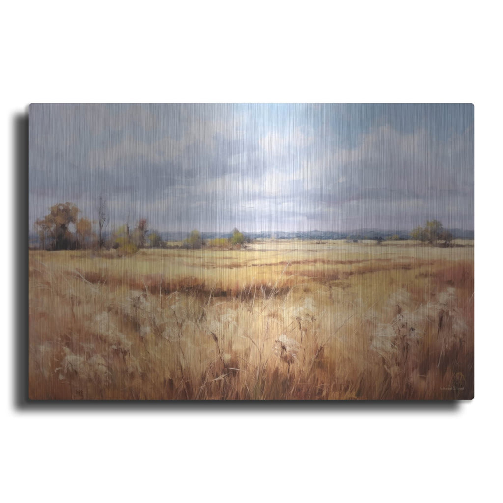 'Fall Mood' by Lettered & Lined – Metal Wall Art